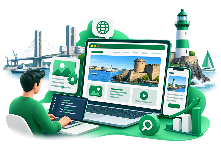 Créer un Site Internet Professionnel à Brest — Guide Complet pour PME du Finistère
