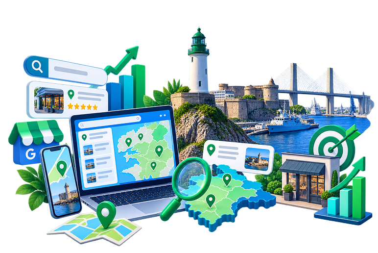 SEO Local à Brest et dans le Finistère — Le Guide Complet pour PME et Artisans